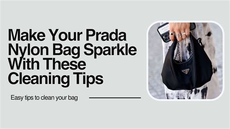 cleaning by prada australia|how to clean Prada nylon.